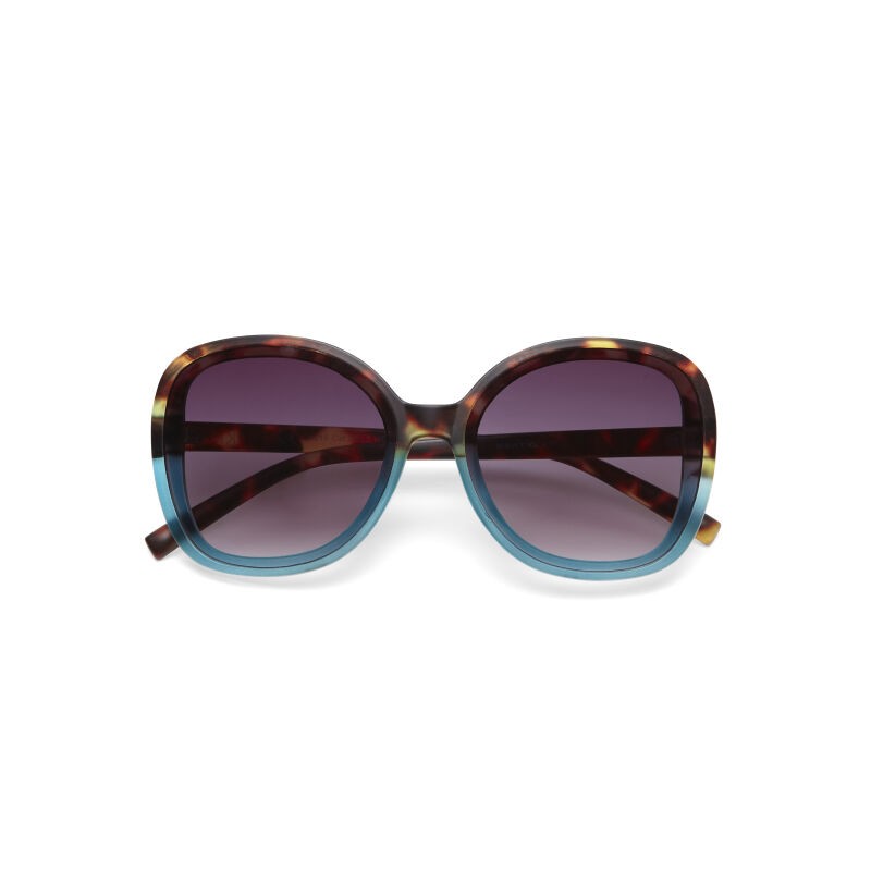 LUNETTES DE SOLEIL OKKIA ANNA - TURQUOISE ET ÉCAILLE