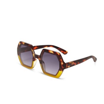 LUNETTES DE SOLEIL OKKIA EMMA - JAUNE ET ÉCAILLE