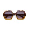 LUNETTES DE SOLEIL OKKIA EMMA - JAUNE ET ÉCAILLE