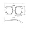 LUNETTES DE SOLEIL OKKIA EMMA - SIXTIES