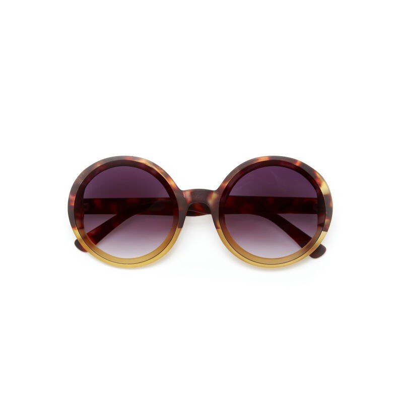 LUNETTES DE SOLEIL OKKIA MONICA - JAUNE ET ÉCAILLE
