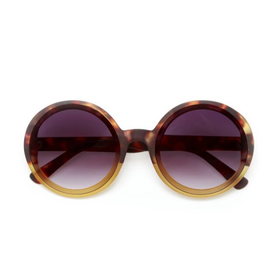 LUNETTES DE SOLEIL OKKIA MONICA - JAUNE ET ÉCAILLE