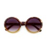 LUNETTES DE SOLEIL OKKIA MONICA - JAUNE ET ÉCAILLE