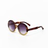 LUNETTES DE SOLEIL OKKIA MONICA - JAUNE ET ÉCAILLE