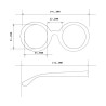 LUNETTES DE SOLEIL OKKIA MONICA - JAUNE ET ÉCAILLE