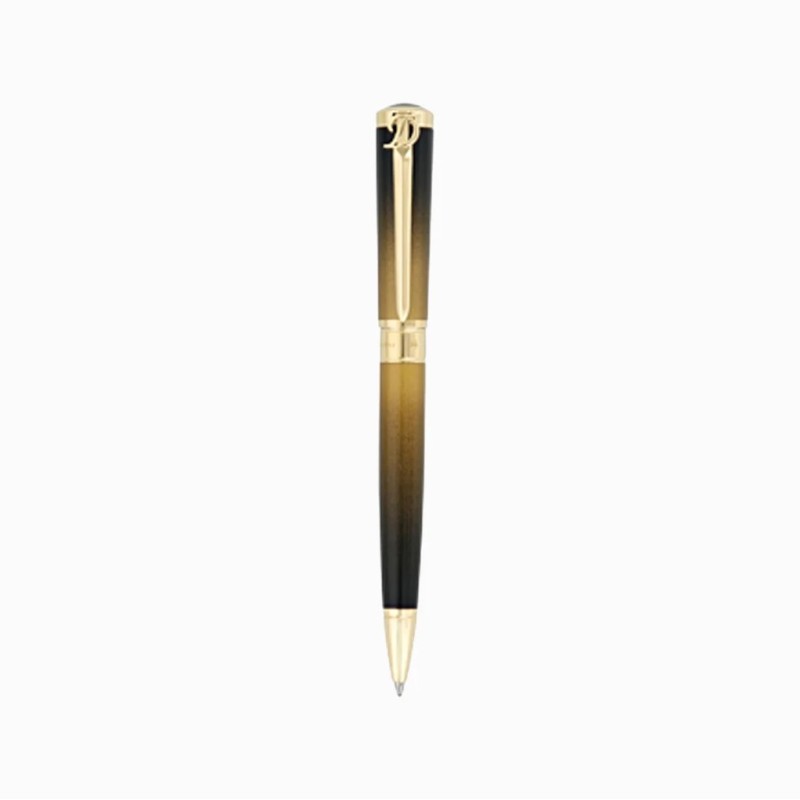 STYLO BILLE SWORD OR JAUNE S.T. DUPONT