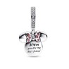 CHARM PENDANT DOUBLE DISNEY SILHOUETTE DE MINNIE