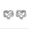 CLOUS D OREILLES COEUR DE L INFINI SCINTILLANT