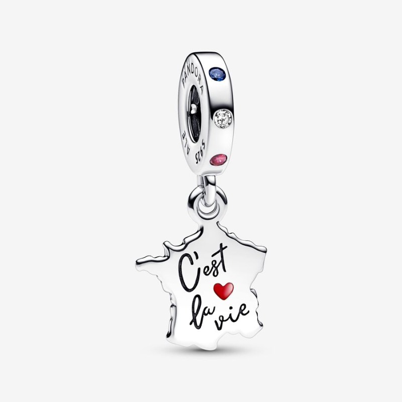 CHARM PENDANT CARTE DE FRANCE