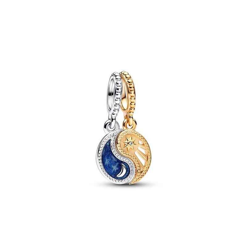 CHARM PENDANT SÉPARABLE SOLEIL ET LUNE