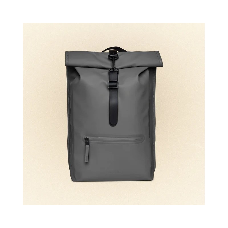 RAINS SAC À DOS ROLLTOP - GREY