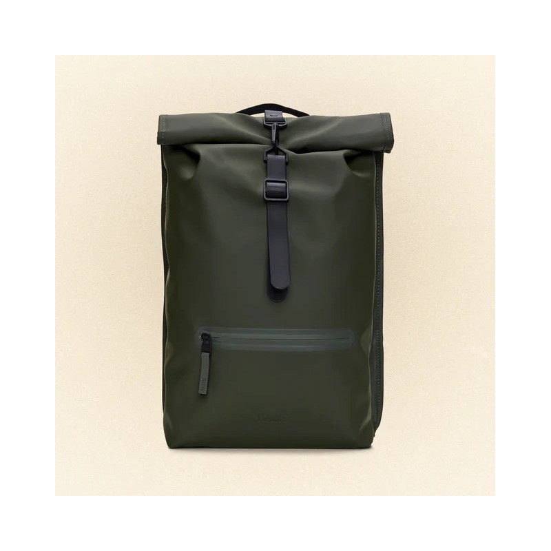 RAINS SAC À DOS ROLLTOP - GREEN