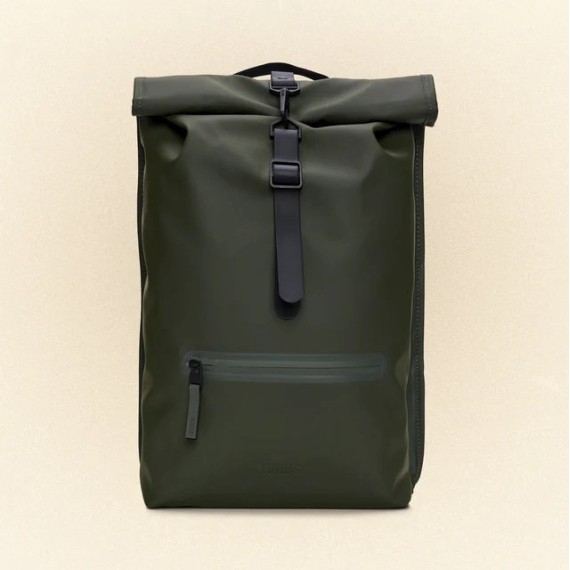 RAINS SAC À DOS ROLLTOP - GREEN