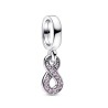 CHARM PENDANT INFINI SCINTILLANT ROSE