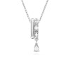 COLLIER PENDENTIF DEXTERA - ARGENTÉ