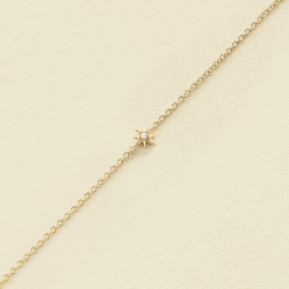 AGATHA BRACELET SOUPLE OURSE - DORÉ