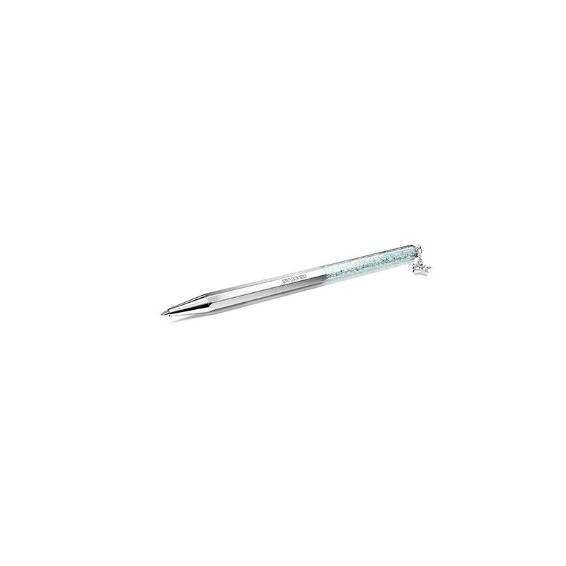 STYLO À BILLE SWAROVSKI CRYSTALLINE - BLEU CLAIR ET ÉTOILE