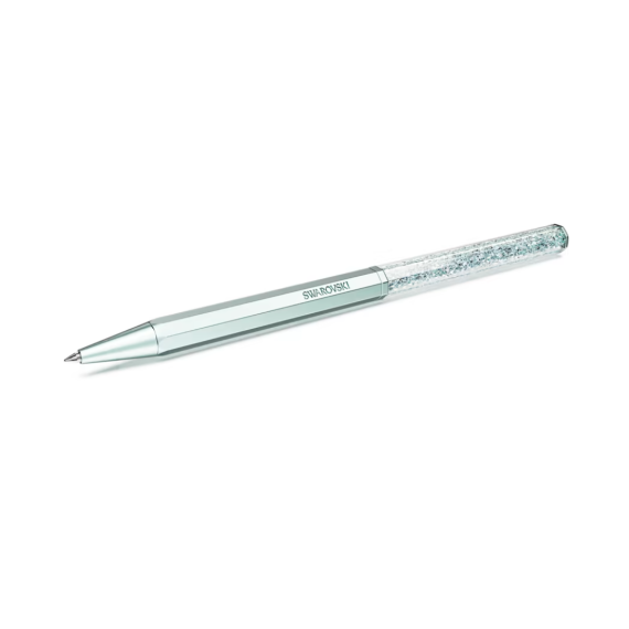 STYLO À BILLE SWAROVSKI CRYSTALLINE - FORME OCTOGONALE BLEU CLAIR