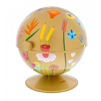 BOULE À SUCRE EN METAL - JARDIN FLEURI GOLD