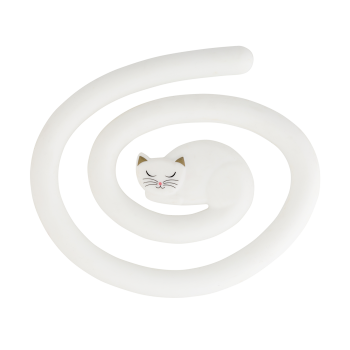 DESSOUS DE PLAT - CHAT BLANC