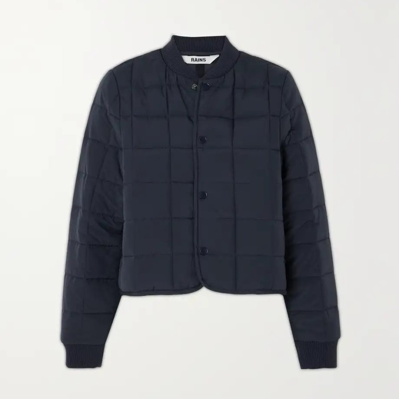 RAINS - VESTE FEMME BLEU MARINE TAILLE L