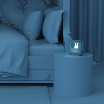 REVEIL VEILLEUSE LAPIN BILLY BLEU - MOBILITY BOARD