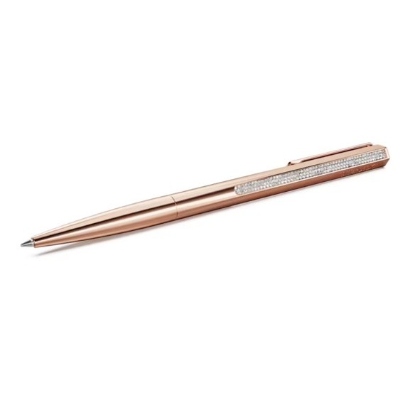 STYLO À BILLE CRYSTAL SHIMMER - ROSÉ MÉTAL CHROMÉ