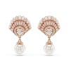 BOUCLES D OREILLES IDYLLIA COQUILLAGE - ROSÉ/PERLE