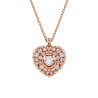 COLLIER HYPERBOLA COEUR - ROSÉ