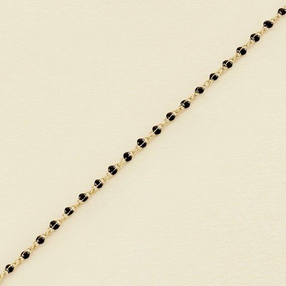 BRACELET SOUPLE SMARTY - NOIR/DORÉ