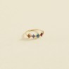 BAGUE FINE BELOVED - MULTICOLORE/DORÉ T52