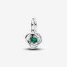 CHARM PENDANT CERCLE ÉTERNITÉ VERT