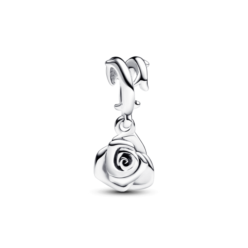 CHARM PENDANT ROSE ÉCLOSE