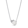 COLLIER ROSE BLANCHE ÉCLOSE