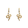 BOUCLES D OREILLES SERPENT FINITION DORÉE PM