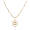 COLLIER OEIL FINITION DORÉE