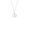 COLLIER REPTILE FINITION ARGENTÉE