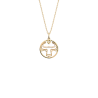 COLLIER ZODIAQUE TAUREAU FINITION DORÉE D20 MM