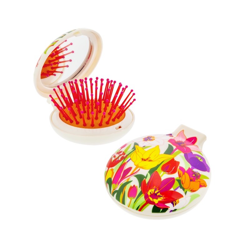 MIROIR BROSSE À CHEVEUX PYLONES- TULIPES