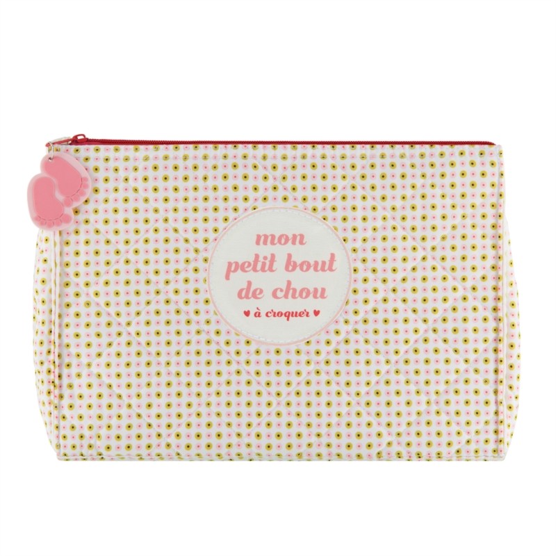 TROUSSE DE TOILETTE BOUT DE CHOU ROSE