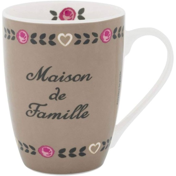 MUG MAISON DE FAMILLE - TAUPE