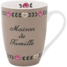MUG MAISON DE FAMILLE - TAUPE