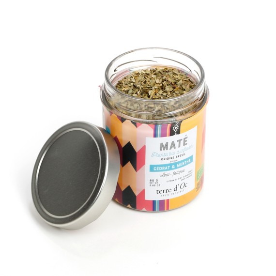 MATÉ CÉDRAT MENTHE 80G - TERRE D OC