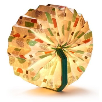 LAMPE ACCORDÉON BLUE GEOMETRIC