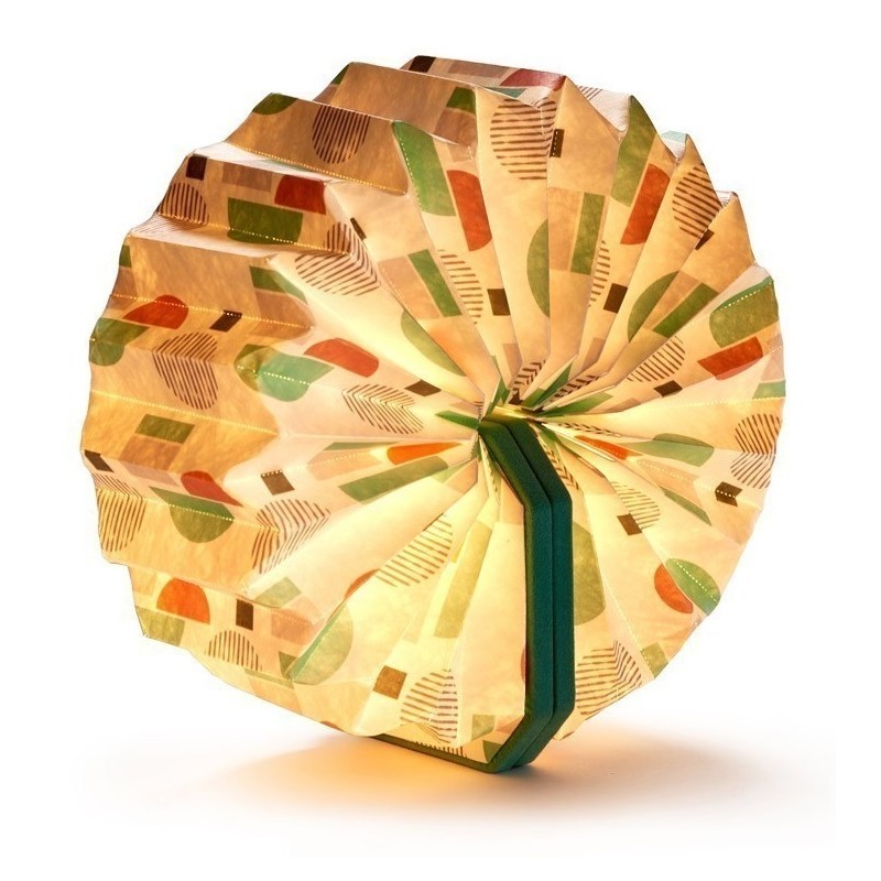 LAMPE ACCORDÉON BLUE GEOMETRIC