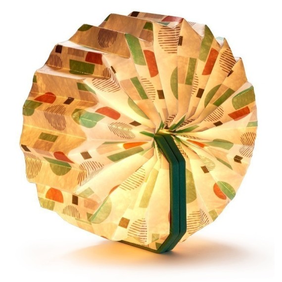 LAMPE ACCORDÉON BLUE GEOMETRIC