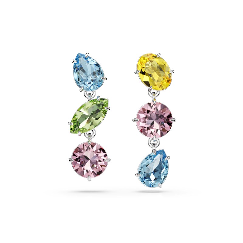 BOUCLES D OREILLES PENDANTES GEMA - MULTICOLORE