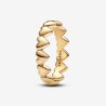 BAGUE FARANDOLE DE COEURS DORÉE T54