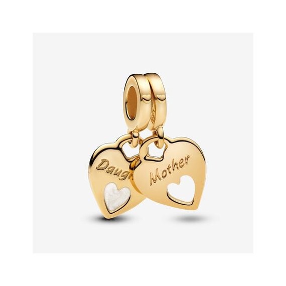 CHARM PENDANT COEUR SEPARABLE DOUBLE
