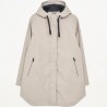 VESTE IMPERMÉABLE DOUBLÉE POLAIRE SNOW STONE GREY T42